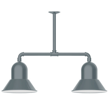 Prima 2 Light Linear Outdoor Pendant | Montclair Light Works at Lightology Prima 2 Light Linear Outdoor Pendant