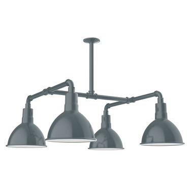 Deep Bowl 4-Light Outdoor Pendant | Montclair Light Works at Lightology Deep Bowl 4-Light Outdoor Pendant