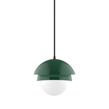 Nest Small Cord Hung Pendant with Glass Globe | Montclair Light Works at Lightology Nest Small Cord Hung Pendant with Glass Globe