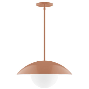 Axis Plateau Stem Hung Outdoor Pendant with Glass Globe | Montclair Light Works at Lightology Axis Plateau Stem Hung Outdoor Pendant with Glass Globe