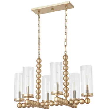 Lee Boulevard Linear Chandelier | Quorum at Lightology Lee Boulevard Linear Chandelier