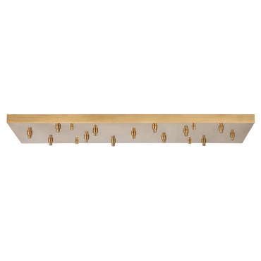 Rectangular Multiport Canopy | Visual Comfort Modern at Lightology Rectangular Multiport Canopy