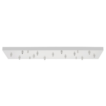 Rectangular Multiport Canopy | Visual Comfort Modern at Lightology Rectangular Multiport Canopy