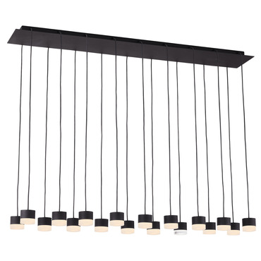 Gable Alabaster Linear Chandelier | Visual Comfort Modern at Lightology Gable Alabaster Linear Chandelier