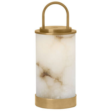 Tawa Alabaster Portable Table Lamp | Visual Comfort Modern at Lightology Tawa Alabaster Portable Table Lamp