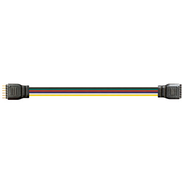RGBTW Strip Power Feed / Flexible Connector | PureEdge Lighting at Lightology RGBTW Strip Power Feed / Flexible Connector