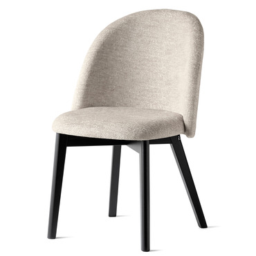 Tuka Wooden Base Mid Chair | Connubia at Lightology Tuka Wooden Base Mid Chair