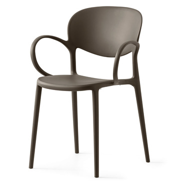 Abby Stackable Armchair | Connubia at Lightology Abby Stackable Armchair