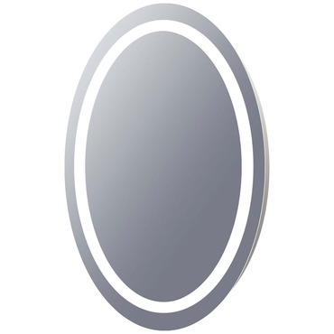 Mystique Oval Lighted Mirror | Cordova Mirrors at Lightology Mystique Oval Lighted Mirror