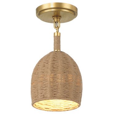 Jace Semi Flush Ceiling Light | Crystorama at Lightology Jace Semi Flush Ceiling Light