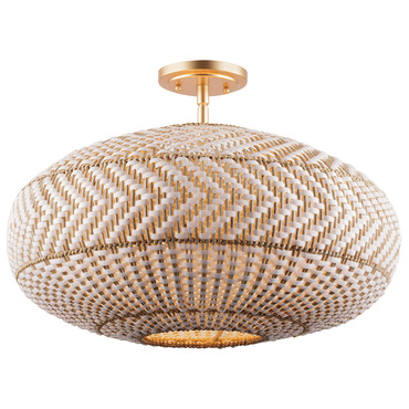 Zanzibar Semi Flush Ceiling Light