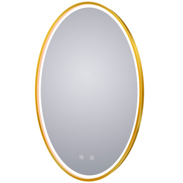 Brilliance Oval Lighted Mirror | Electric Mirror at Lightology Brilliance Oval Lighted Mirror