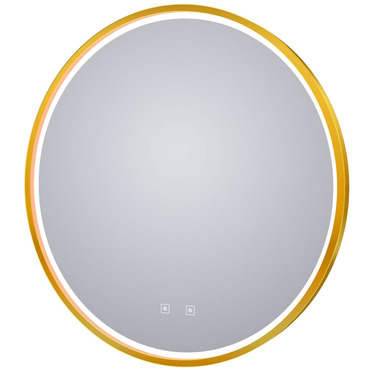 Brilliance Round Lighted Mirror | Electric Mirror at Lightology Brilliance Round Lighted Mirror