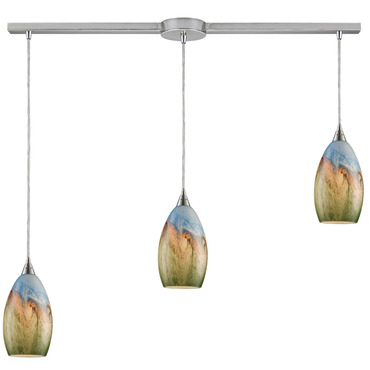 Geologic Linear Multi-Light Pendant | Elk Home at Lightology Geologic Linear Multi-Light Pendant