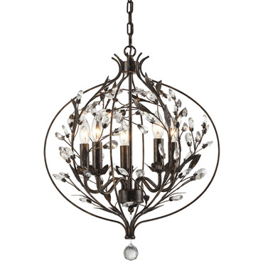 Circeo Cage Chandelier | Elk Home at Lightology Circeo Cage Chandelier