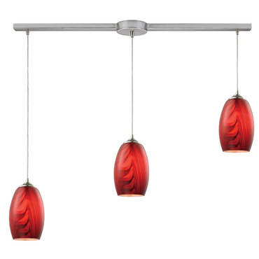 Tidewaters Slim Linear Multi Light Pendant | Elk Home at Lightology Tidewaters Slim Linear Multi Light Pendant