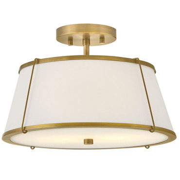 Clarke Semi Flush Ceiling Light | Hinkley Lighting at Lightology Clarke Semi Flush Ceiling Light