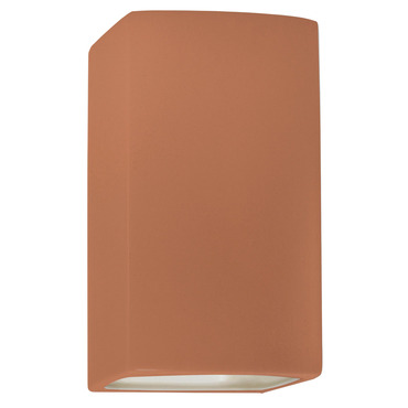 Rectangular Integrated LED Downlight Wall Sconce | Justice Design at Lightology Rectangular Integrated LED Downlight Wall Sconce