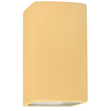 Rectangular Integrated LED Downlight Wall Sconce | Justice Design at Lightology Rectangular Integrated LED Downlight Wall Sconce