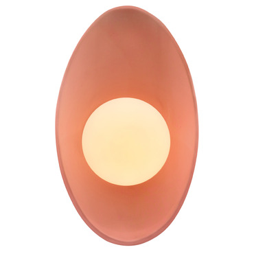 Ambiance Oval Coupe Wall Sconce | Justice Design at Lightology Ambiance Oval Coupe Wall Sconce