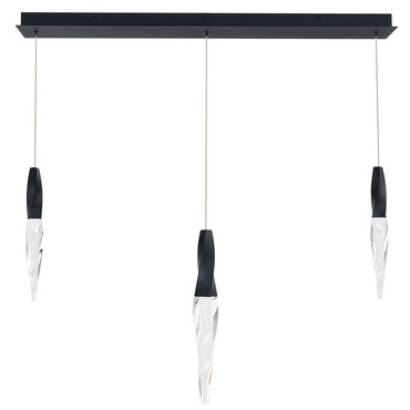 Kindjal Color-Select Linear Multi Light Pendant | Schonbek Beyond at Lightology Kindjal Color-Select Linear Multi Light Pendant