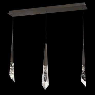Solitude Color-Select Linear Multi Light Pendant | Schonbek Beyond at Lightology Solitude Color-Select Linear Multi Light Pendant