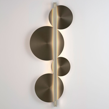 Strate Moon Wall Sconce | CVL Luminaires at Lightology Strate Moon Wall Sconce