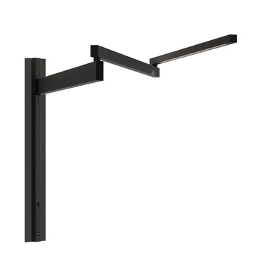 Black Flag Swing Arm Wall Light | FLOS at Lightology Black Flag Swing Arm Wall Light