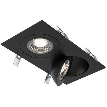 Pivot 4 Inch Round Color-Select Duo Flat Gimbal Downlight
