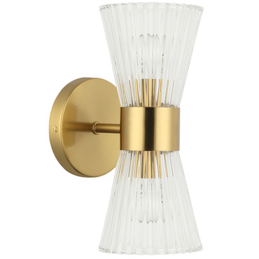 Vienna Cone Double Wall Sconce | Dainolite at Lightology Vienna Cone Double Wall Sconce