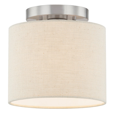 Textile Classic 9769 Open Semi Flush Ceiling Light