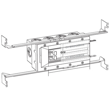 End Feed Power Connector with Wiz Pro CV Bridgebox/JBox
