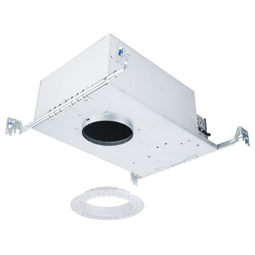 FQ 4 inch Round 25W Trimless New Construction IC Housing | WAC Lighting at Lightology FQ 4 inch Round 25W Trimless New Construction IC Housing
