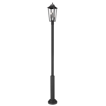 Gannon Outdoor Post Light with Cylinder Base