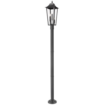 Gannon Outdoor Post Light with Stepped Base