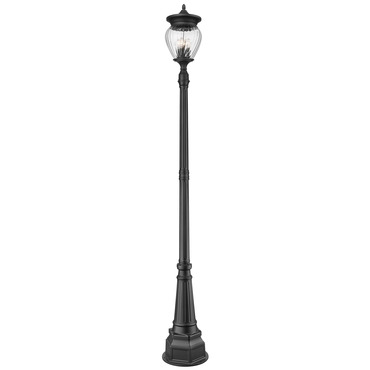 Davina Outdoor Post Light with Decorative Post