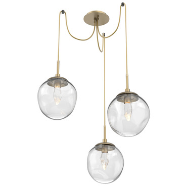 Aster Gem Swag Multi Light Pendant | Hammerton Studio at Lightology Aster Gem Swag Multi Light Pendant