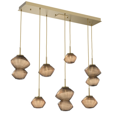 Mesa Linear Multi Light Pendant | Hammerton Studio at Lightology Mesa Linear Multi Light Pendant
