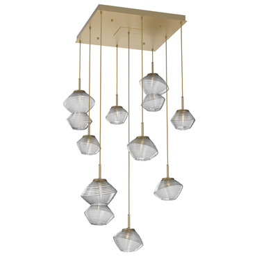 Mesa Square Multi Light Pendant | Hammerton Studio at Lightology Mesa Square Multi Light Pendant