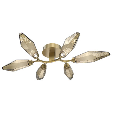 Rock Crystal Semi Flush Ceiling Light | Hammerton Studio at Lightology Rock Crystal Semi Flush Ceiling Light