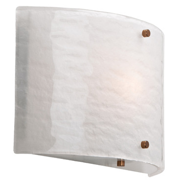 Textured Glass Round Wall Sconce | Hammerton Studio at Lightology Textured Glass Round Wall Sconce