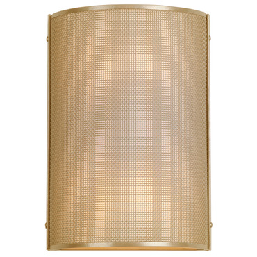 Uptown Mesh Glass Cover Wall Sconce | Hammerton Studio at Lightology Uptown Mesh Glass Cover Wall Sconce