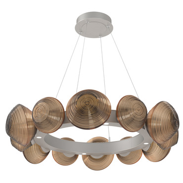 Mesa Radial Ring Chandelier | Hammerton Studio at Lightology Mesa Radial Ring Chandelier