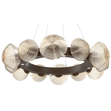 Mesa Radial Ring Chandelier | Hammerton Studio at Lightology Mesa Radial Ring Chandelier