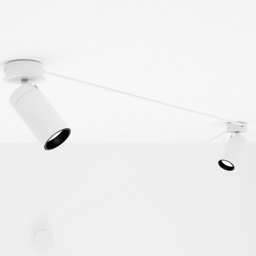 Trick Track Adjustable Ceiling Light / Track | Davide Groppi at Lightology Trick Track Adjustable Ceiling Light / Track