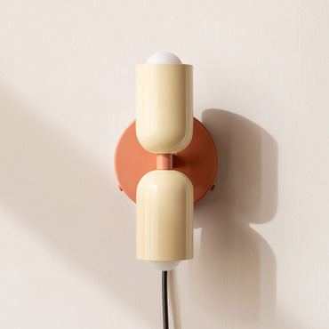 Up Down Plug-In Wall Sconce - Overstock | In Common With at Lightology Up Down Plug-In Wall Sconce - Overstock