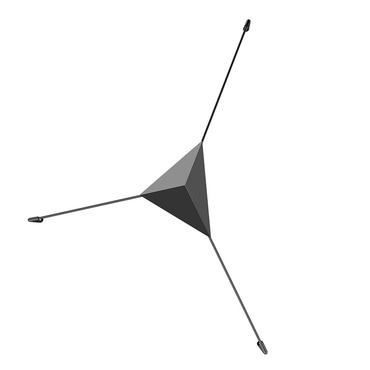 Abstract Medium Reflector Wall / Ceiling Light - Overstock