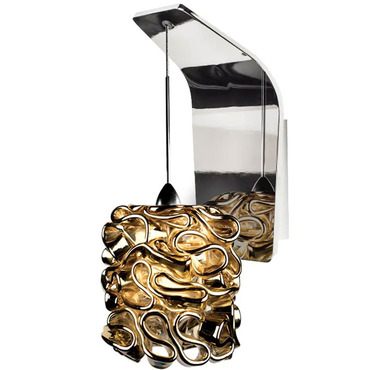 Candy Pendant Wall Sconce/Silver Glass - Overstock