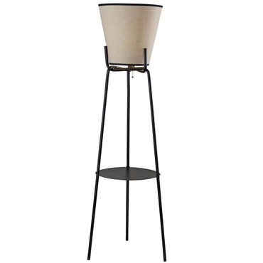 Zeek Shelf Floor Lamp | Adesso Corp. at Lightology Zeek Shelf Floor Lamp