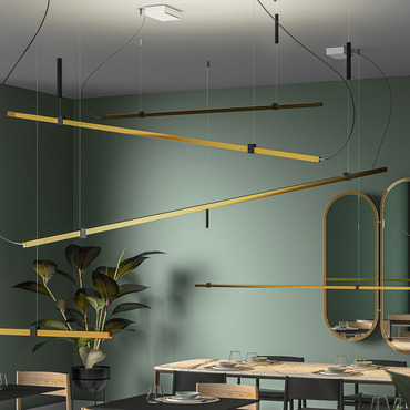 Sibylla Linear Pendant | Lumen Center Italia at Lightology Sibylla Linear Pendant